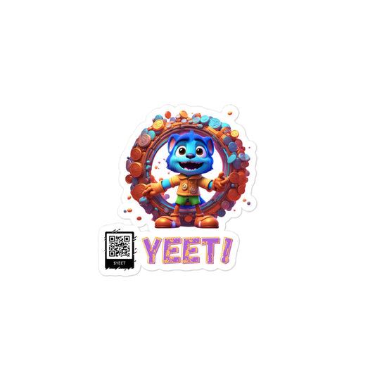 $YEET Stickers w/ QR Code